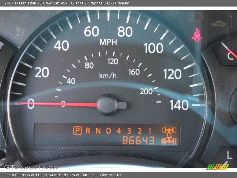 Granite / Graphite Black/Titanium 2007 Nissan Titan XE Crew Cab 4x4