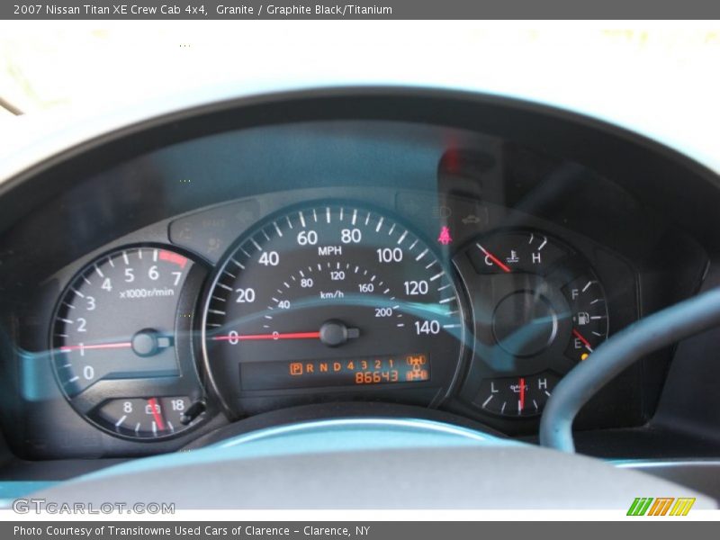 Granite / Graphite Black/Titanium 2007 Nissan Titan XE Crew Cab 4x4