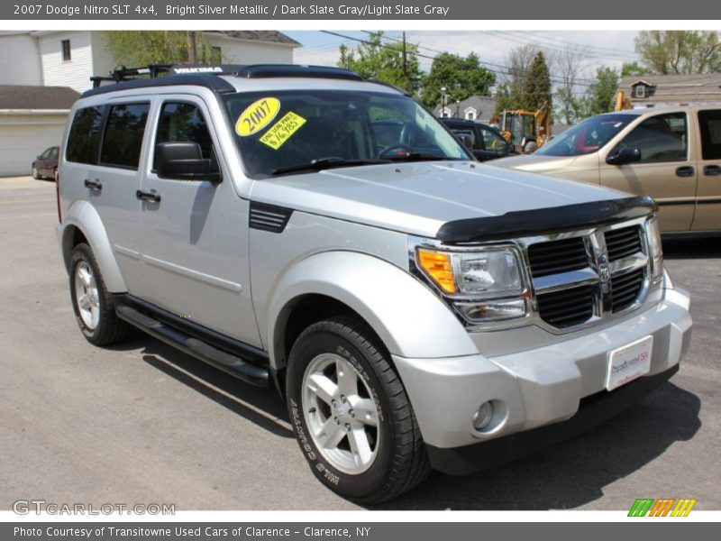 Bright Silver Metallic / Dark Slate Gray/Light Slate Gray 2007 Dodge Nitro SLT 4x4