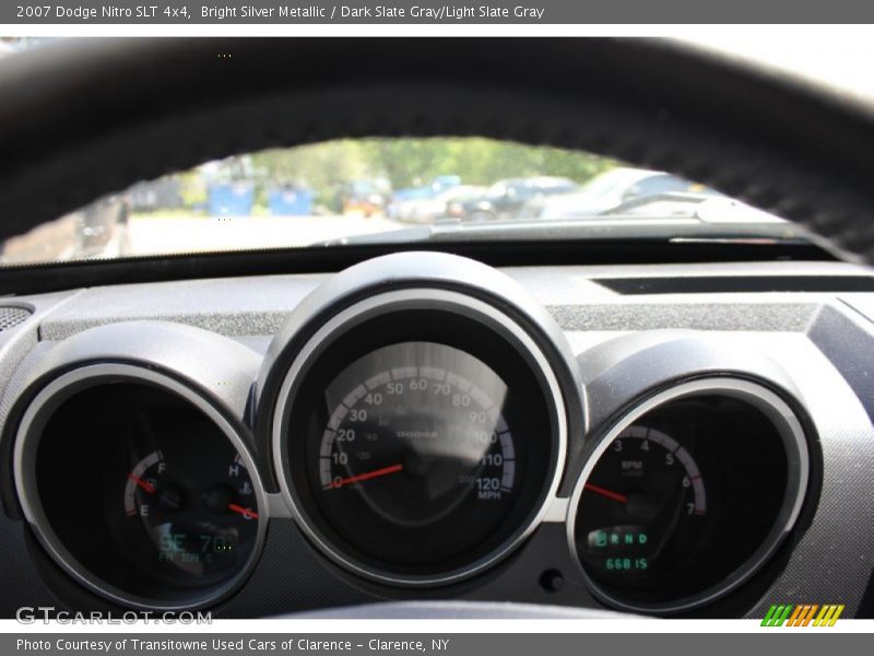 Bright Silver Metallic / Dark Slate Gray/Light Slate Gray 2007 Dodge Nitro SLT 4x4