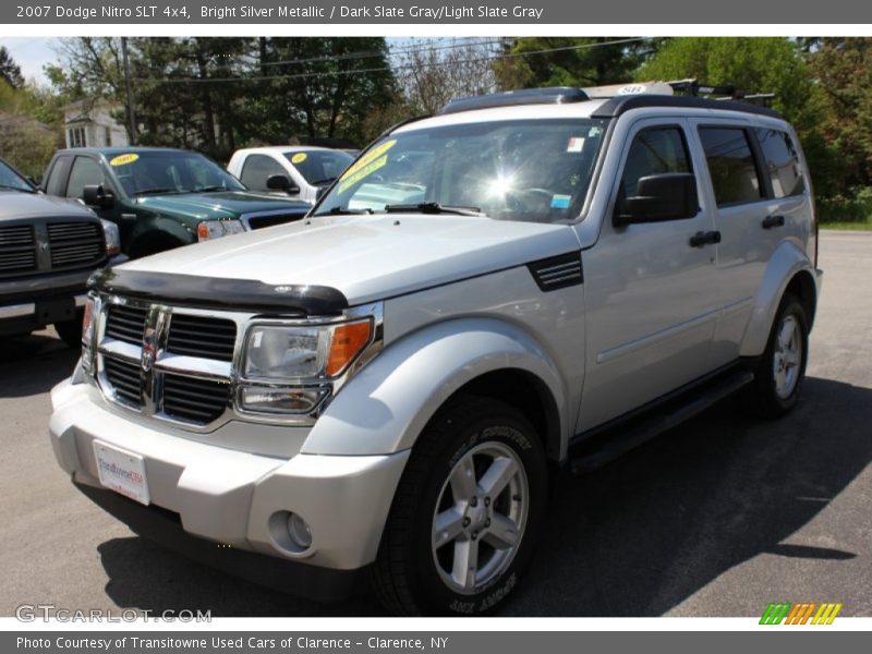 Bright Silver Metallic / Dark Slate Gray/Light Slate Gray 2007 Dodge Nitro SLT 4x4