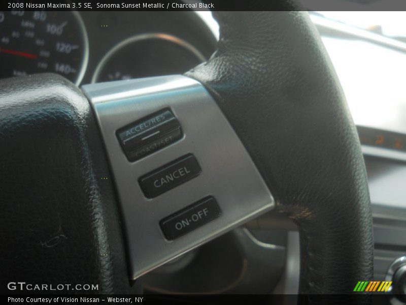Sonoma Sunset Metallic / Charcoal Black 2008 Nissan Maxima 3.5 SE