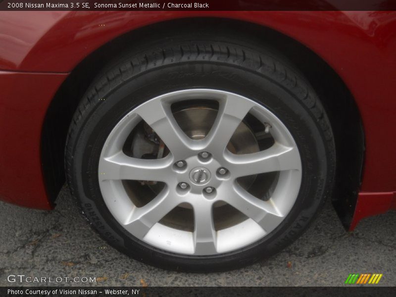 Sonoma Sunset Metallic / Charcoal Black 2008 Nissan Maxima 3.5 SE