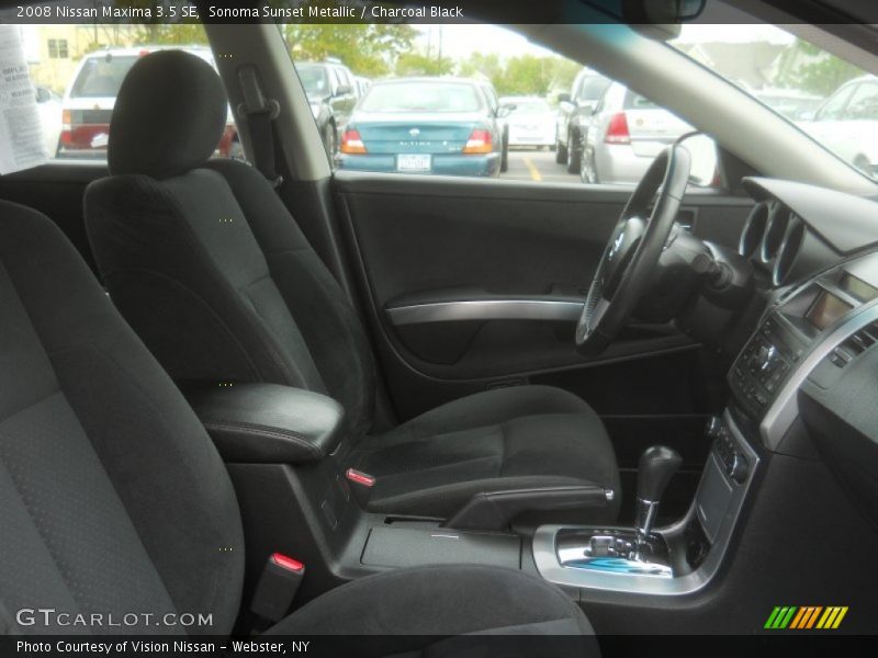 Sonoma Sunset Metallic / Charcoal Black 2008 Nissan Maxima 3.5 SE