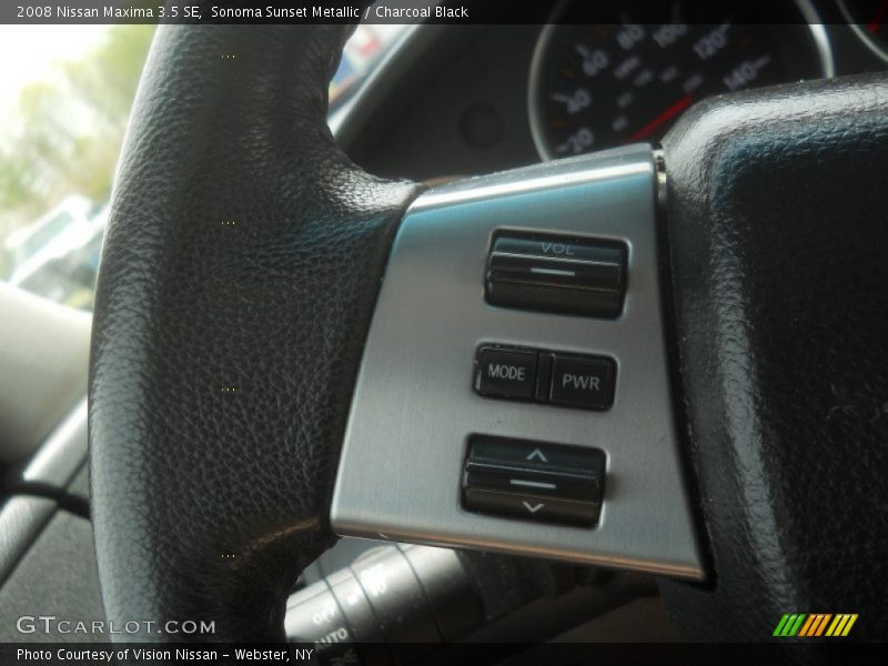 Sonoma Sunset Metallic / Charcoal Black 2008 Nissan Maxima 3.5 SE