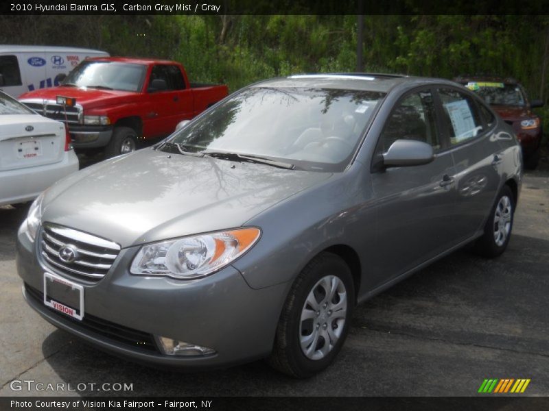 Carbon Gray Mist / Gray 2010 Hyundai Elantra GLS