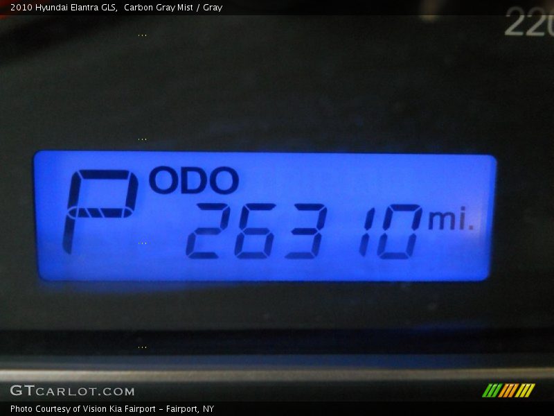 Carbon Gray Mist / Gray 2010 Hyundai Elantra GLS