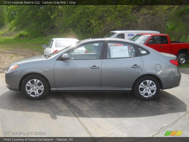 Carbon Gray Mist / Gray 2010 Hyundai Elantra GLS