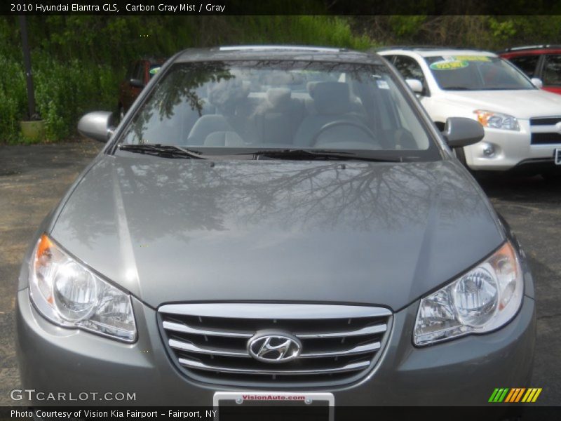Carbon Gray Mist / Gray 2010 Hyundai Elantra GLS