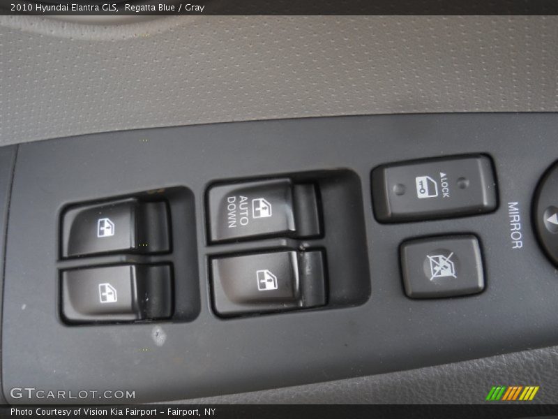 Regatta Blue / Gray 2010 Hyundai Elantra GLS