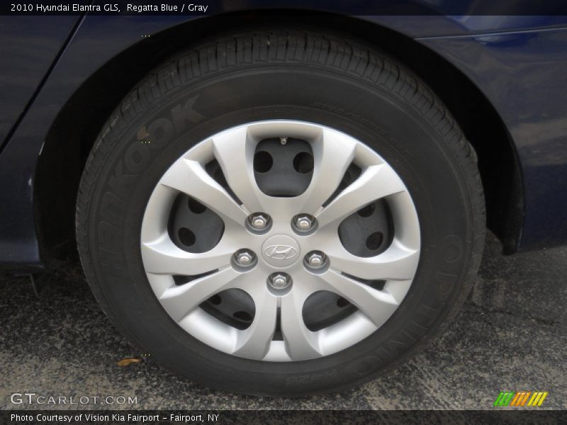 Regatta Blue / Gray 2010 Hyundai Elantra GLS