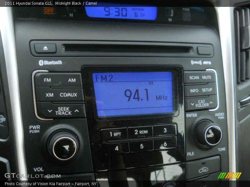 Midnight Black / Camel 2011 Hyundai Sonata GLS