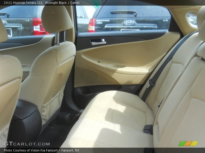 Midnight Black / Camel 2011 Hyundai Sonata GLS