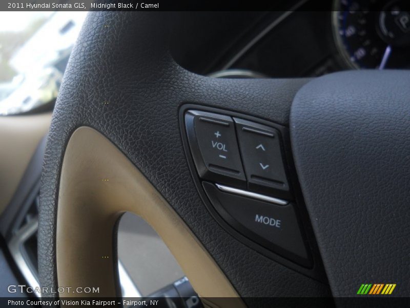 Midnight Black / Camel 2011 Hyundai Sonata GLS