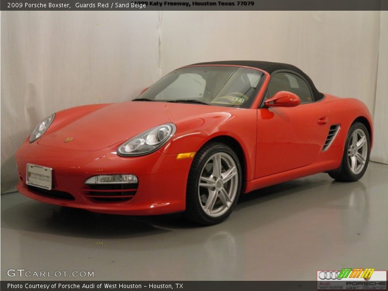 Guards Red / Sand Beige 2009 Porsche Boxster