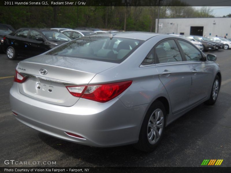 Radiant Silver / Gray 2011 Hyundai Sonata GLS