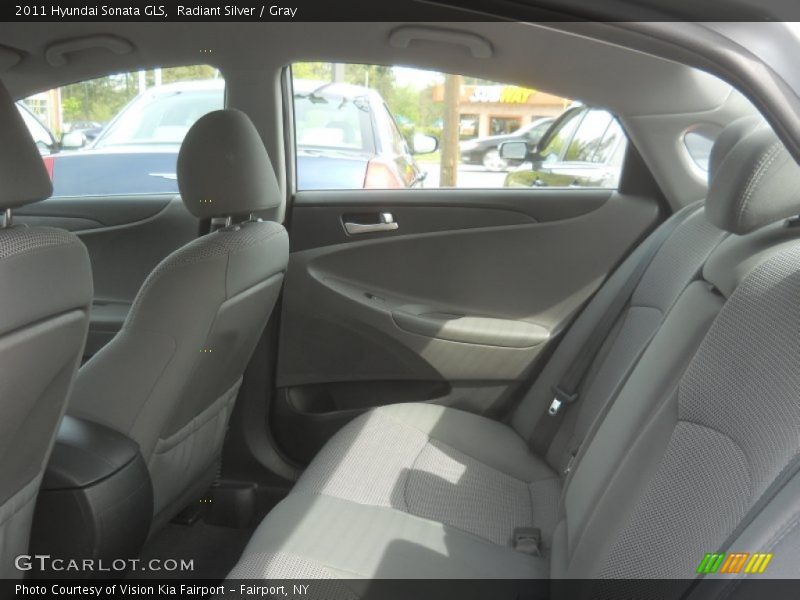 Radiant Silver / Gray 2011 Hyundai Sonata GLS