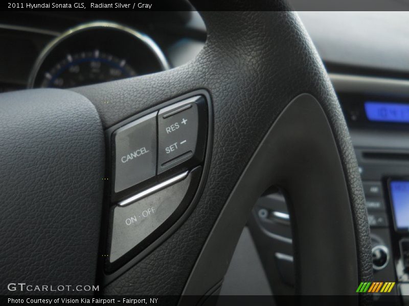 Radiant Silver / Gray 2011 Hyundai Sonata GLS