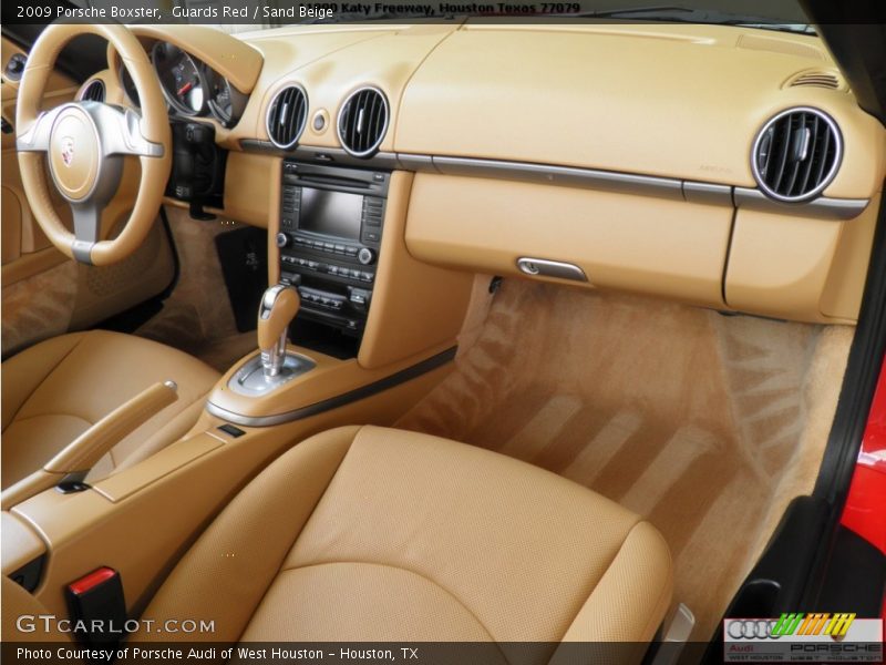 Guards Red / Sand Beige 2009 Porsche Boxster