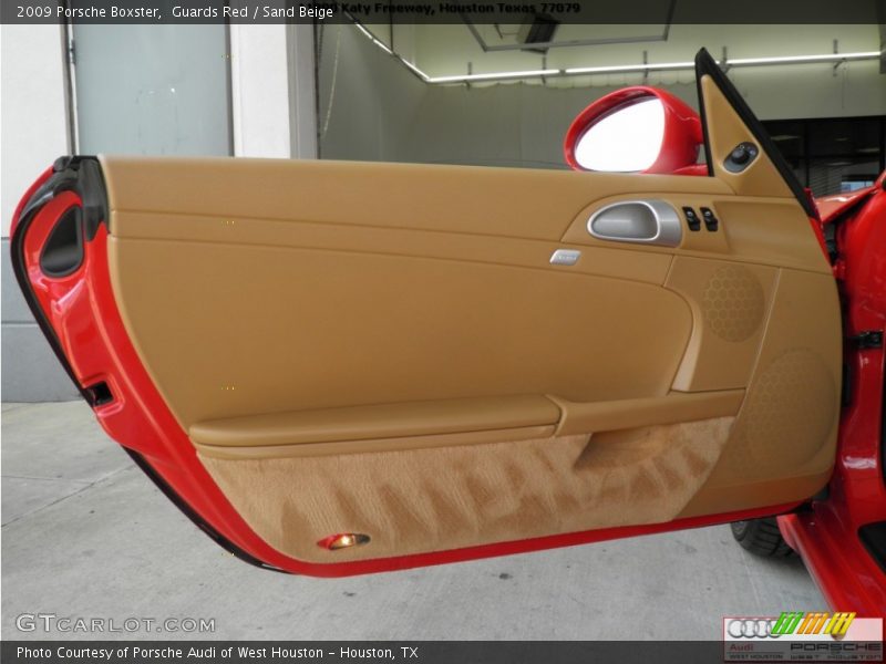 Guards Red / Sand Beige 2009 Porsche Boxster