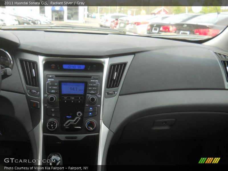 Radiant Silver / Gray 2011 Hyundai Sonata GLS