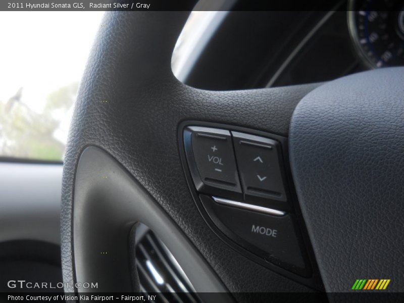 Radiant Silver / Gray 2011 Hyundai Sonata GLS