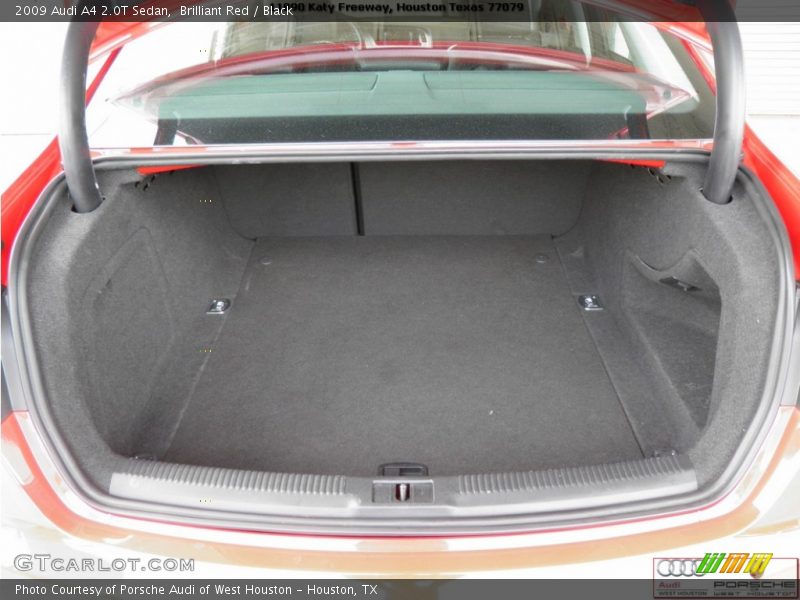 Brilliant Red / Black 2009 Audi A4 2.0T Sedan