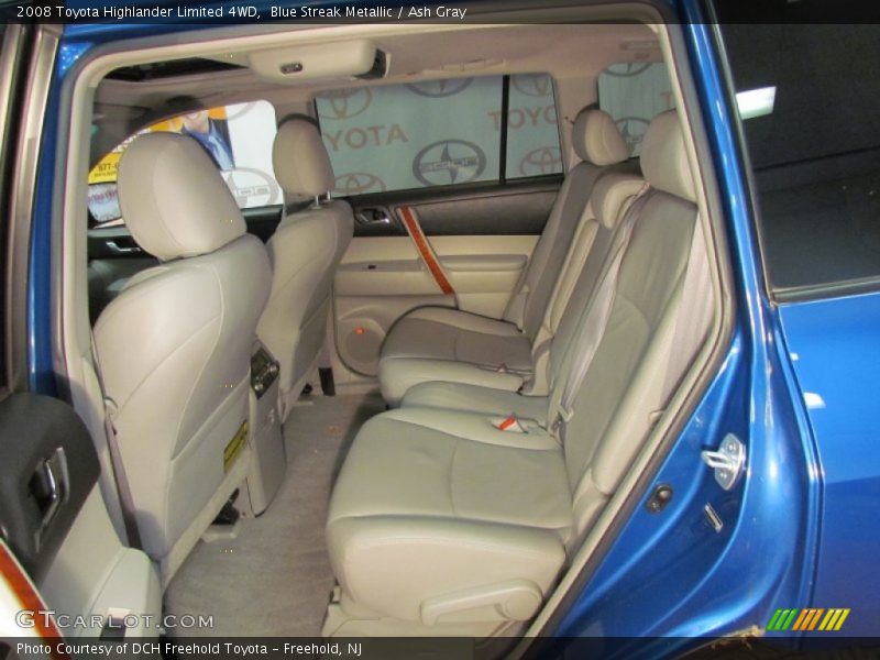 Blue Streak Metallic / Ash Gray 2008 Toyota Highlander Limited 4WD