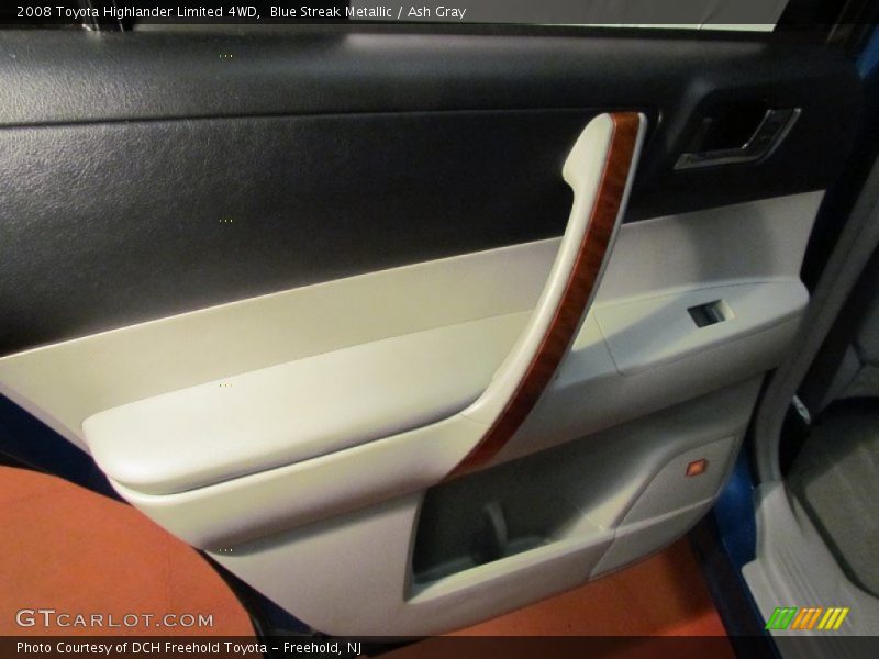 Blue Streak Metallic / Ash Gray 2008 Toyota Highlander Limited 4WD