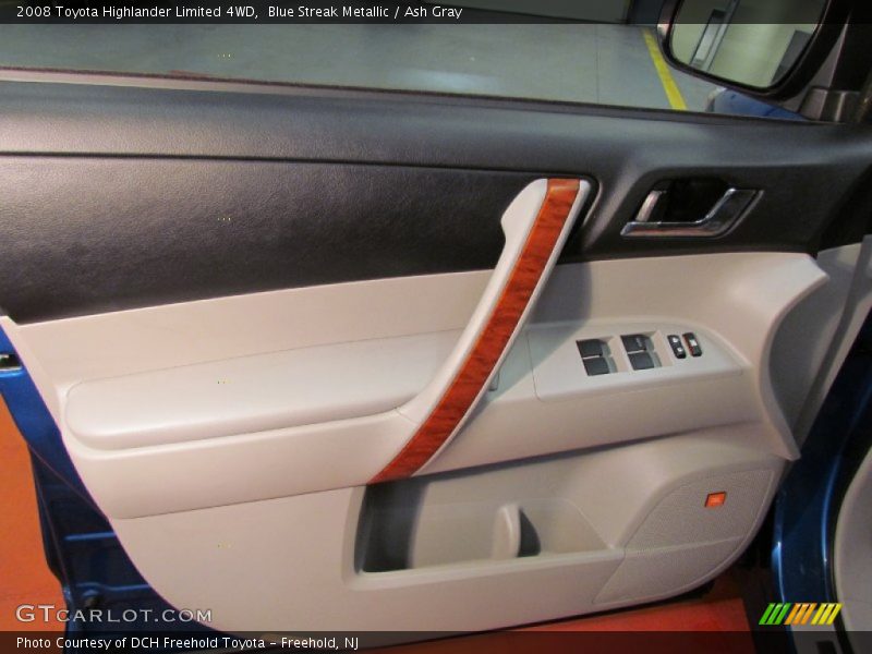 Blue Streak Metallic / Ash Gray 2008 Toyota Highlander Limited 4WD