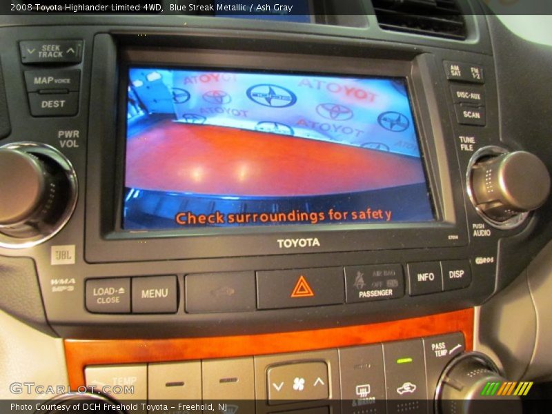 Blue Streak Metallic / Ash Gray 2008 Toyota Highlander Limited 4WD