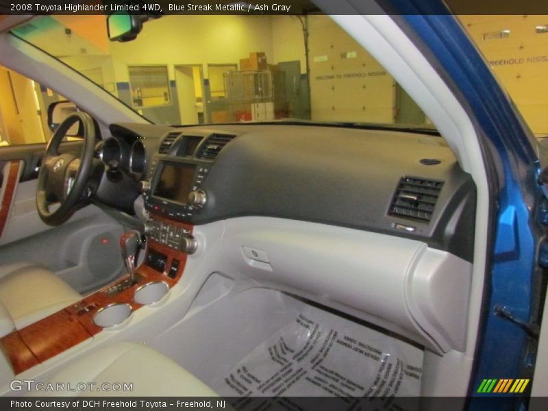 Blue Streak Metallic / Ash Gray 2008 Toyota Highlander Limited 4WD