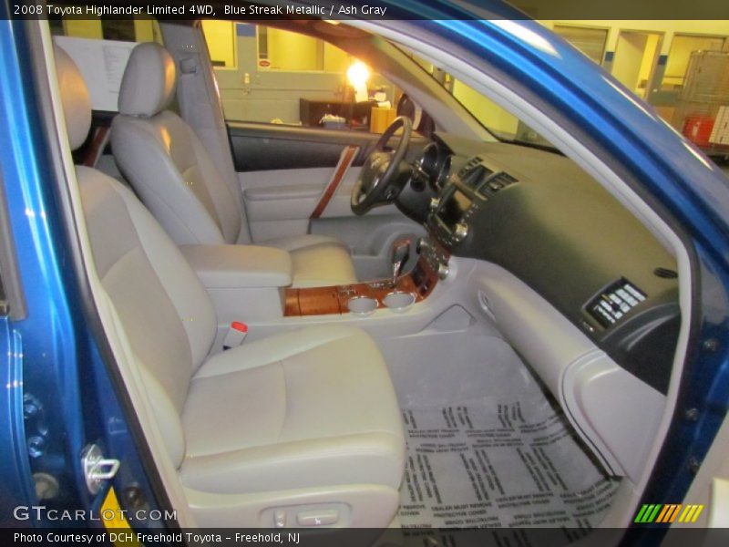 Blue Streak Metallic / Ash Gray 2008 Toyota Highlander Limited 4WD