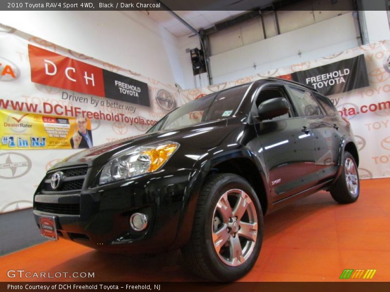 Black / Dark Charcoal 2010 Toyota RAV4 Sport 4WD
