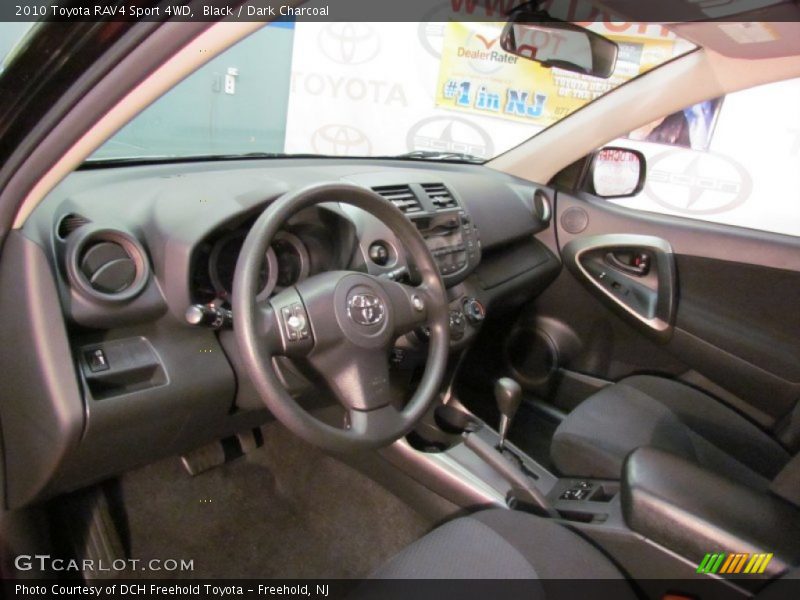 Black / Dark Charcoal 2010 Toyota RAV4 Sport 4WD