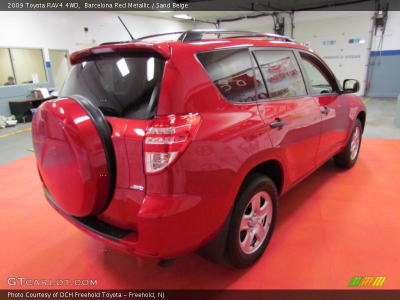 Barcelona Red Metallic / Sand Beige 2009 Toyota RAV4 4WD