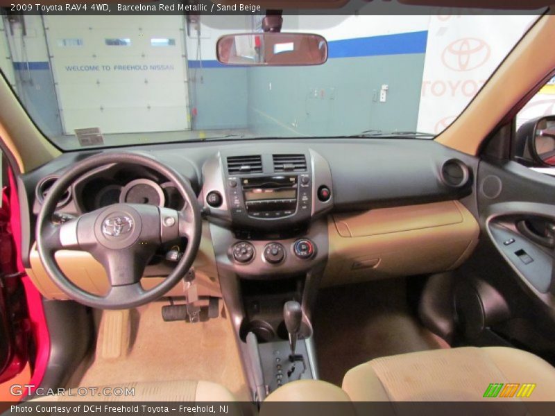 Barcelona Red Metallic / Sand Beige 2009 Toyota RAV4 4WD