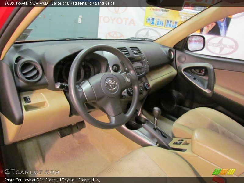 Barcelona Red Metallic / Sand Beige 2009 Toyota RAV4 4WD