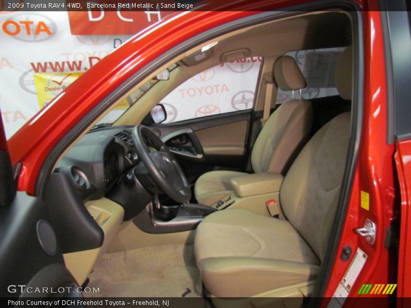 Barcelona Red Metallic / Sand Beige 2009 Toyota RAV4 4WD