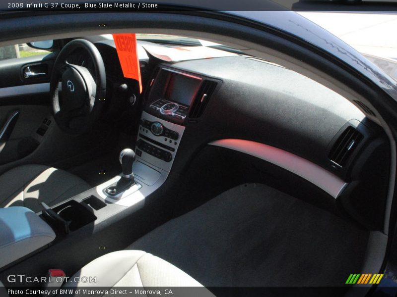 Blue Slate Metallic / Stone 2008 Infiniti G 37 Coupe
