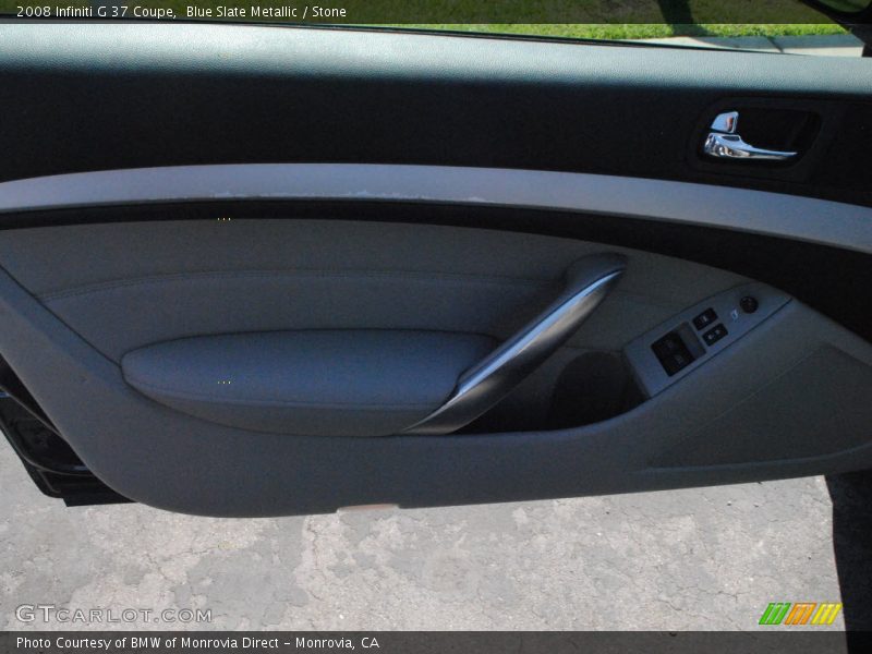 Blue Slate Metallic / Stone 2008 Infiniti G 37 Coupe