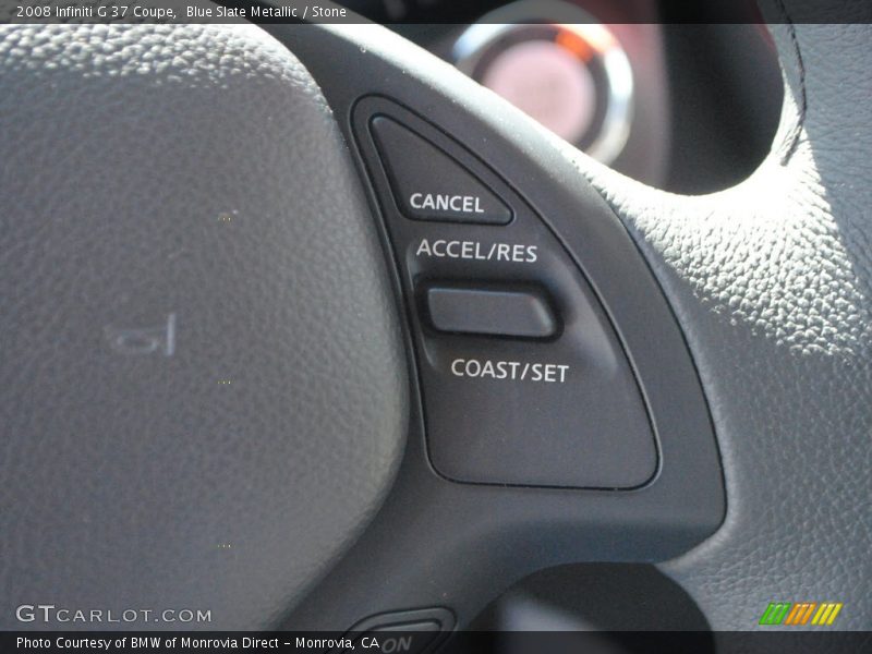 Blue Slate Metallic / Stone 2008 Infiniti G 37 Coupe