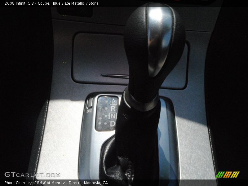 Blue Slate Metallic / Stone 2008 Infiniti G 37 Coupe