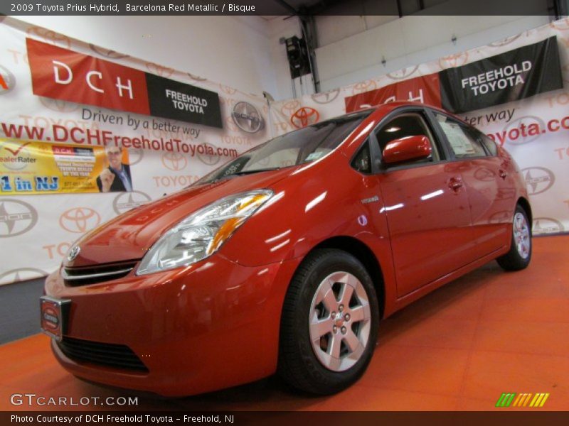 Barcelona Red Metallic / Bisque 2009 Toyota Prius Hybrid