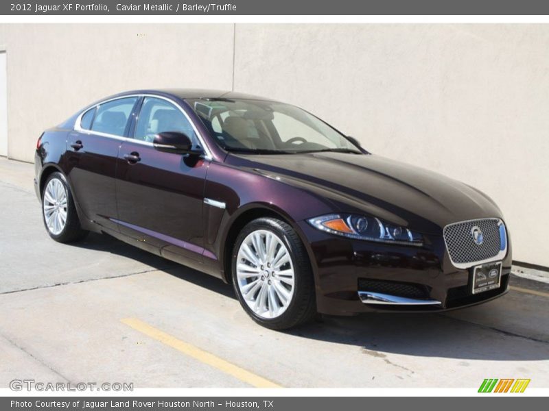 Caviar Metallic / Barley/Truffle 2012 Jaguar XF Portfolio