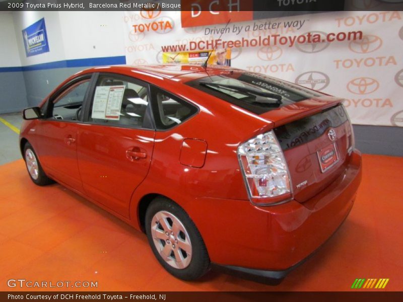 Barcelona Red Metallic / Bisque 2009 Toyota Prius Hybrid