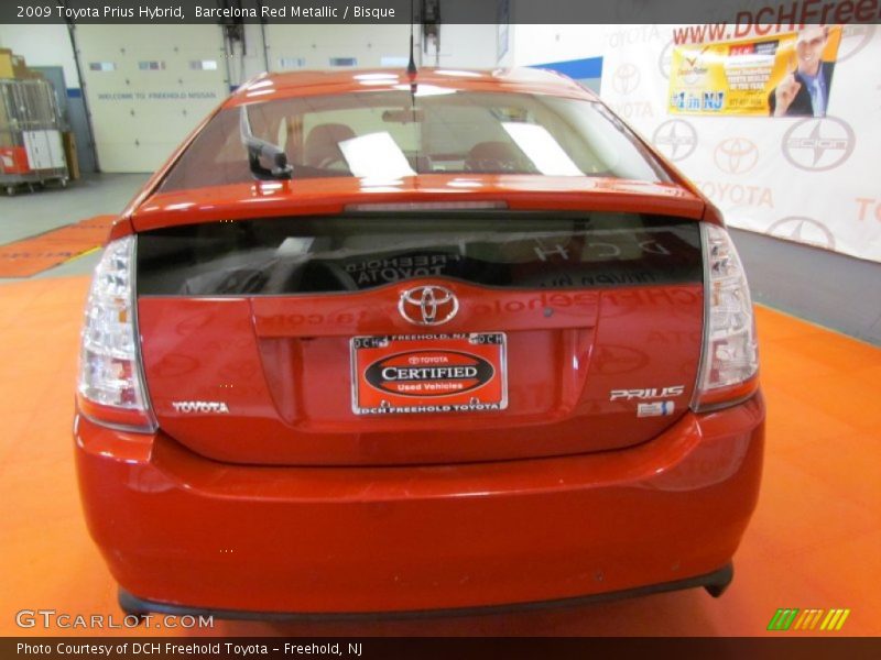 Barcelona Red Metallic / Bisque 2009 Toyota Prius Hybrid