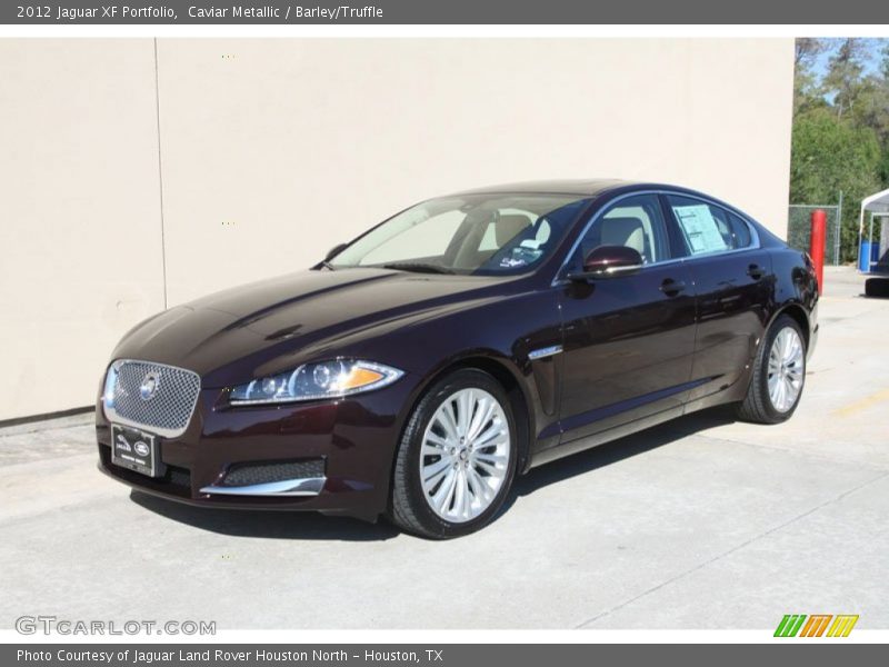 Caviar Metallic / Barley/Truffle 2012 Jaguar XF Portfolio