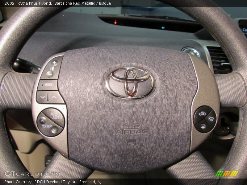 Barcelona Red Metallic / Bisque 2009 Toyota Prius Hybrid