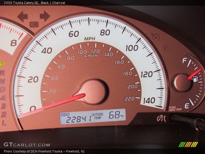 Black / Charcoal 2009 Toyota Camry SE